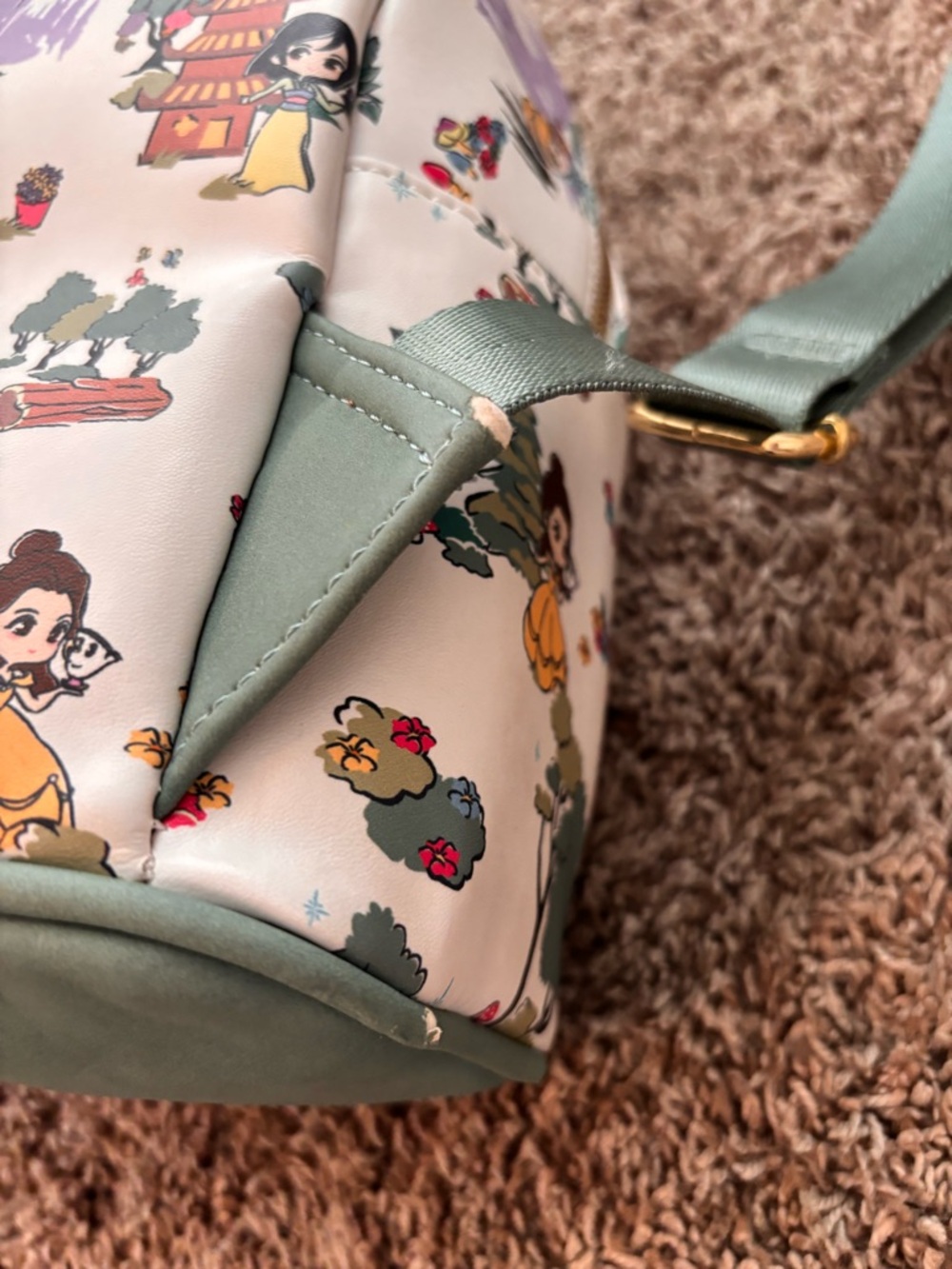 Disney x Loungefly Princess Mini Backpack – Fairytale Forest Print - Picture 9 of 12